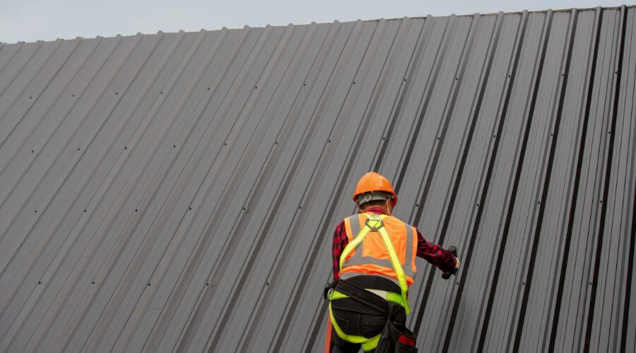 Professional metal roof installation services in McRoberts, KY